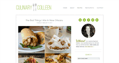 Desktop Screenshot of culinarycolleen.com